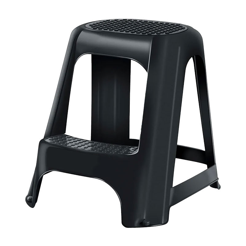 BANCO ESCALERA NEGRO (47 CM) - C&A