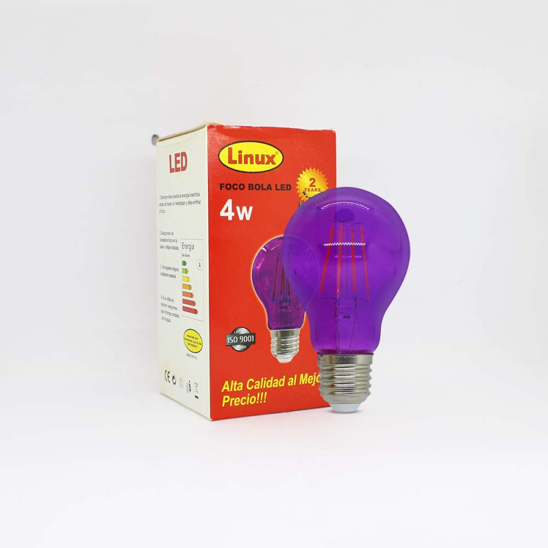 FOCO INCANDECENTE LED 4W COLOR ILX