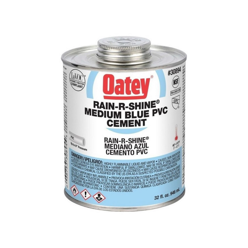PEGAMENTO PVC OATEY 1/4 AZUL (946ML)