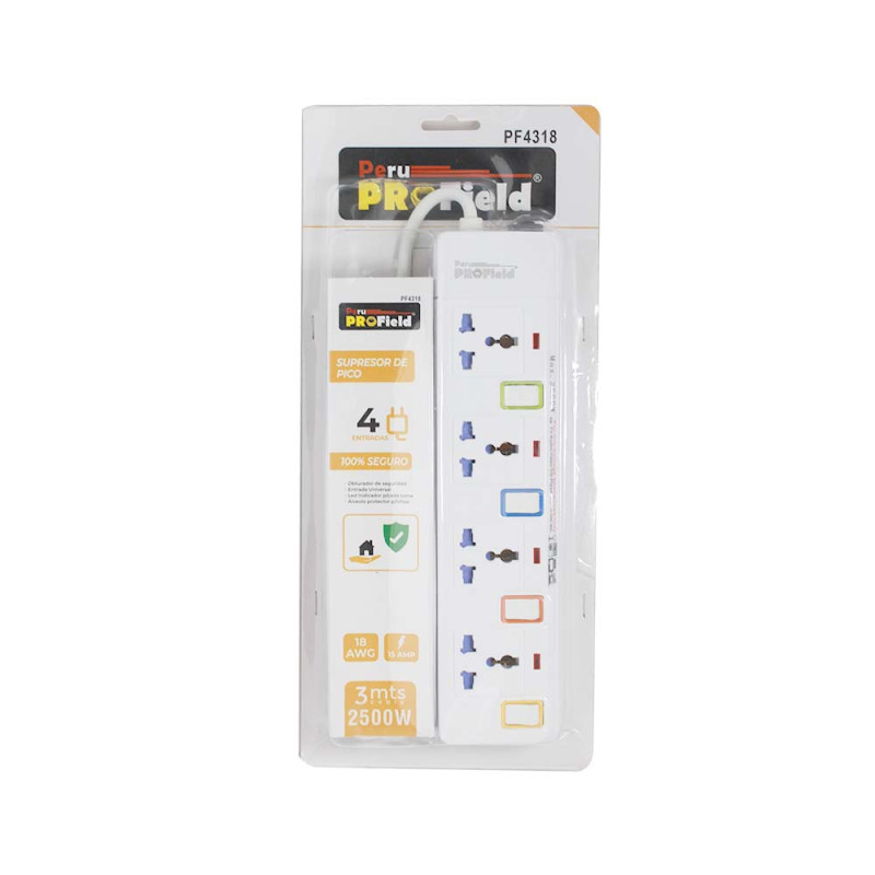 SUPRESOR DE PICO BLANCO x 4T 3MTS 2500W (PF4318) - PROFIELD