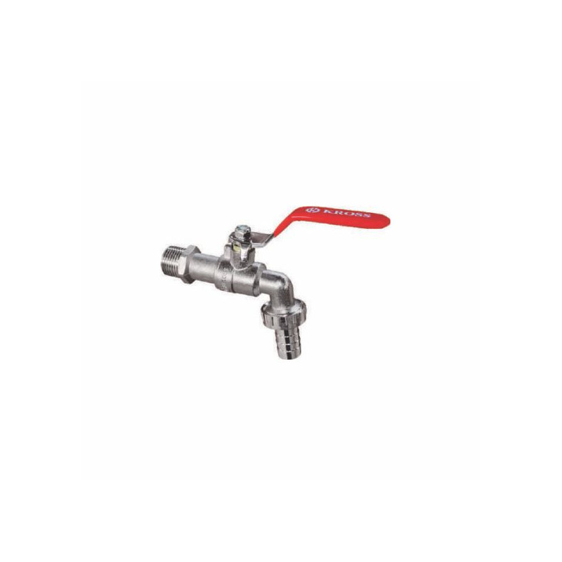 CAÑO(llave) JARDIN 1/2'' SEMIPESADO M/PLANO ROJO KROSS