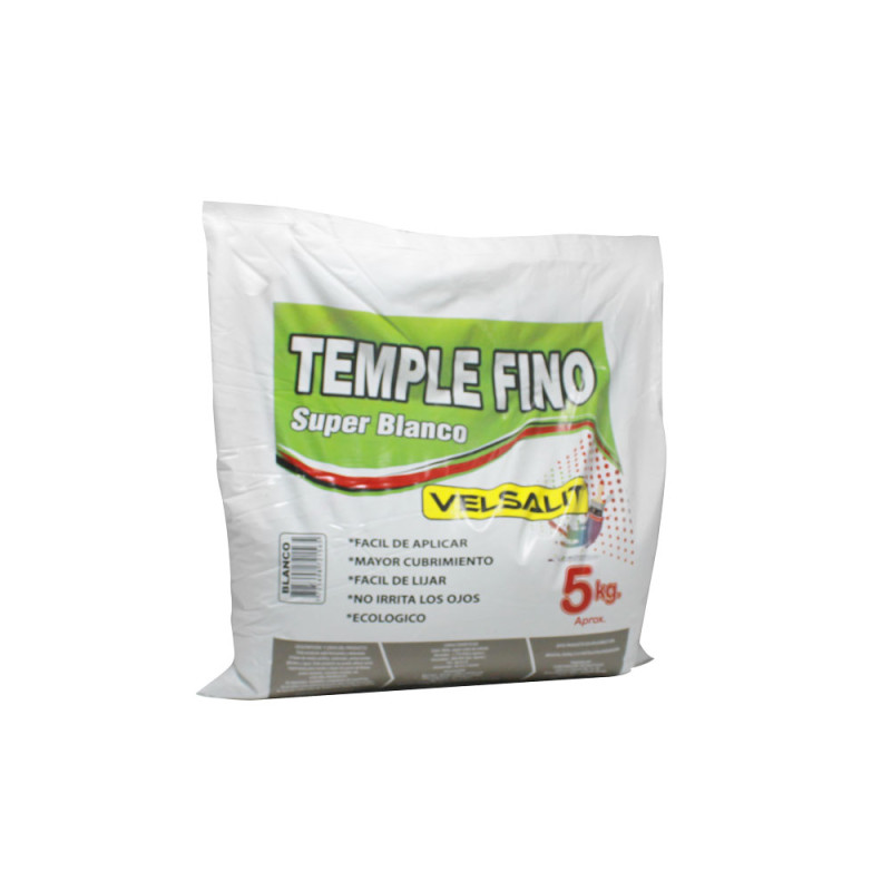TEMPLE FINO BLANCO 5KG VELSALIT X SACO 8UND
