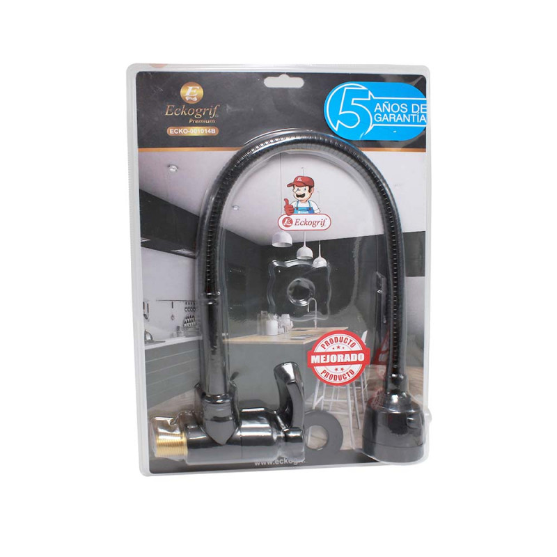 PICO GANSO FLEX. PARED NEGRO MATTE - ECKOGRIF