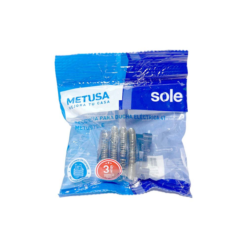 RESISTENCIA P/DUCHA ELÉCTRICA 4T 5500W METUSA/SOLE