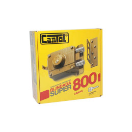 CERRADURA 800 BLINDADA 03 GOLPES - CANTOL cajx12und