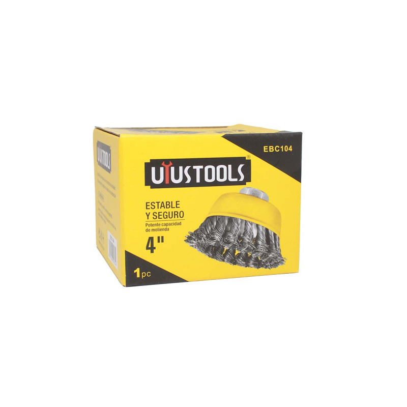 ESCOBILLA C/COPA TRENZADA 4'' (EBC104) UYUSTOOLS