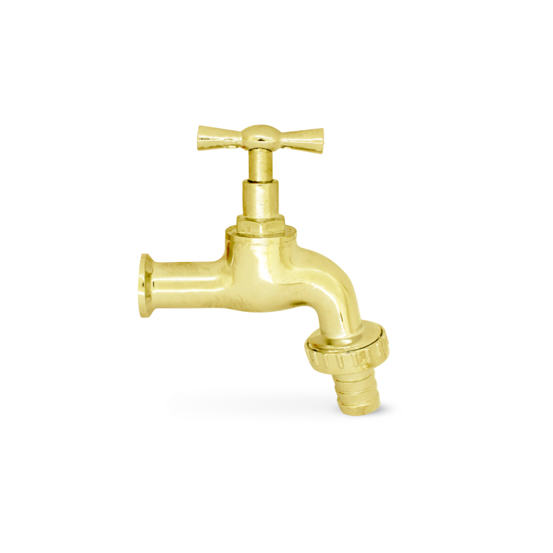 CAÑO(llave) JARDIN 1/2'' BRONCE LISO KROSS