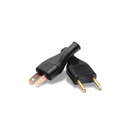 ENCHUFE PLANO NEGRO